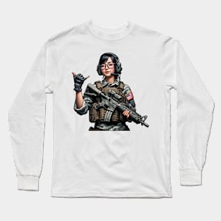 Tactical Girl Long Sleeve T-Shirt